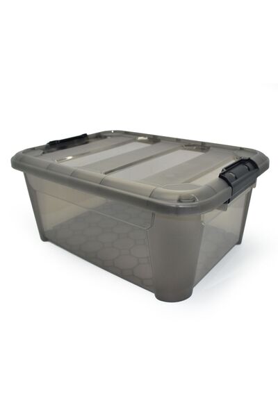 Melkan Home صندوق تخزين، حقيبة تنظيم تخزين، صندوق ألعاب، منظم متعدد الأغراض 30 لتر مدخن