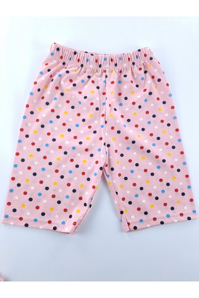 Butik Set de pijamale cu pantaloni scurți de vară cu imprimeu Barbie roz gri pentru fetiță