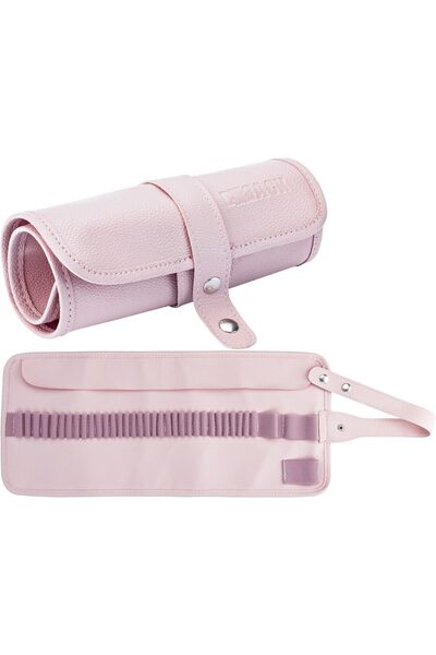 BBACK Suni Deri Rulo Kalemlik 36 Bölmeli Soft Pembe