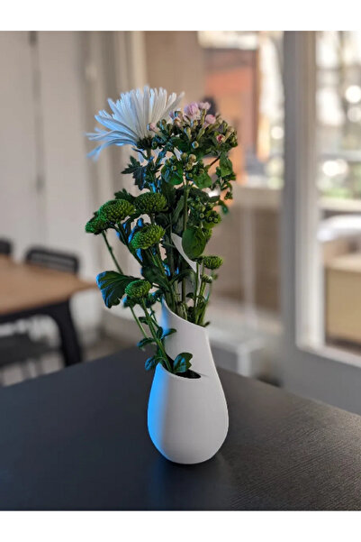 Rapithwin Vază cu design special de 20 cm imprimată 3D