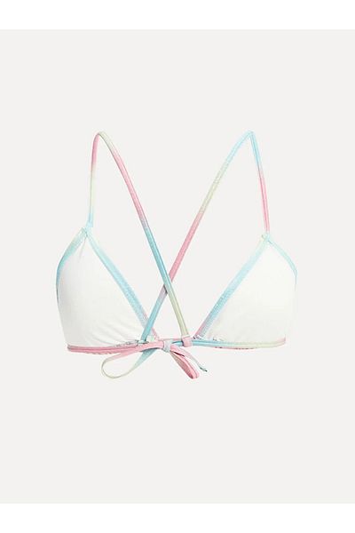 LC Waikiki LCW DREAM - Shiny Looking Women's Bikini Top with Tie Detail
