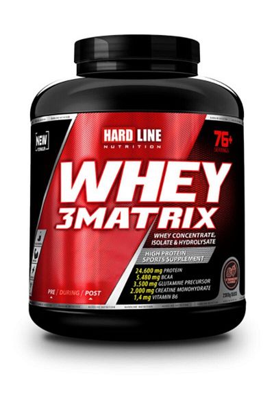 Hardline Whey 3 Matrix 2300 gr - Strawberry Protein Powder