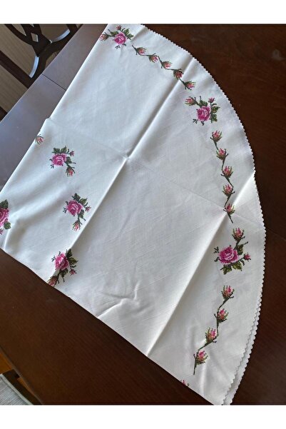 Dönmezstore مفرش طاولة دائري بدون رعاية