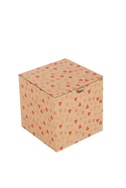 Öz Ambalaj 11x11x11 Cm Kalpli E-ticaret Kutusu [50'li] 2 Desi