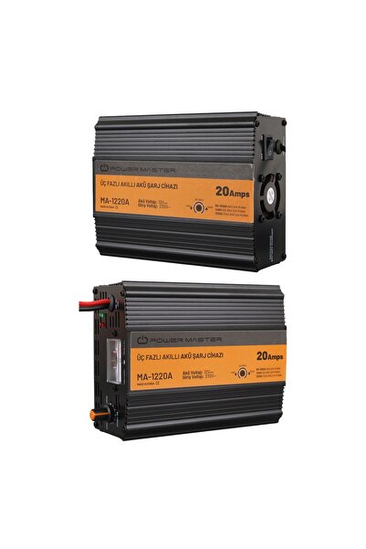 Powermaster MA-1220A 12 VOLT - 20 AMPER AKILLI AKÜ ŞARJ CİHAZI