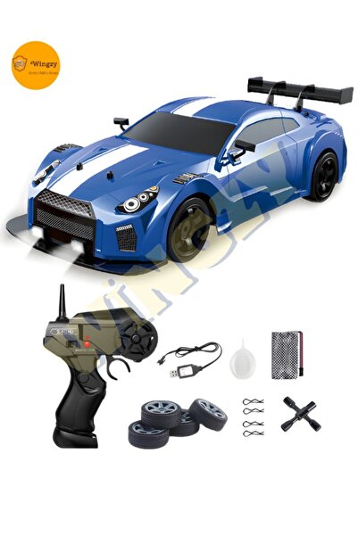 Wingzy Uzaktan Kumandalı Drift Arabası, 4 Çeker Sesli Işıklı Buhar Çıkartan R...