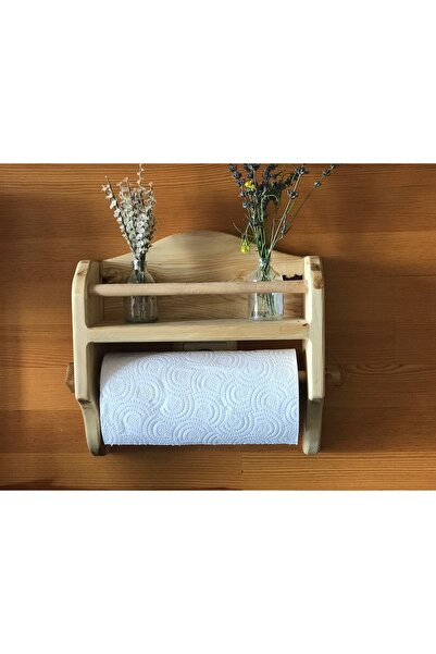 lata ahşap Ahşap dekoratif raflı peçetelik