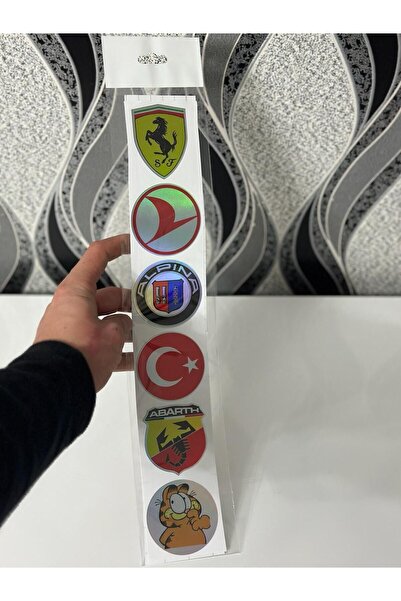 Etiket Oto Aksesuar HOLOGRAMLI ETİKET ARABA ÖNCAM YAZILARI HOLOGRAMLI YENİ (BÜYÜK)