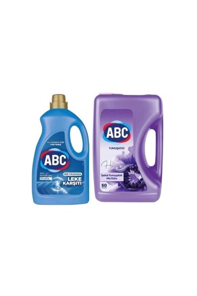 ABC Leke Karşıtı 2.700 ml + Abc Yumuşatıcı Huzur 5 lt