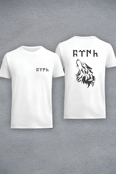 Massgai Tricou cu mânecă scurtă, 100% bumbac, cu mânecă scurtă, cu imprimeu U...