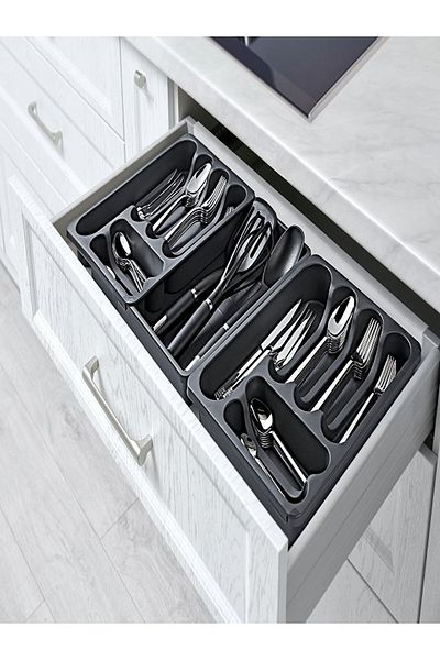 Timex Extendable Sliding Spoon Holder Drawer - Spoon Holder Inside