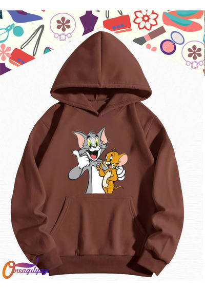 oneagılyazı Hanorac pentru femei TOM VE JERRY