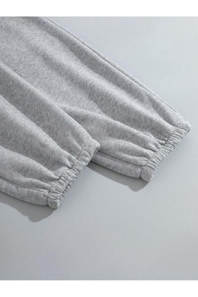 EYAX MODA 3'lü Avantalı Set - Kapüşonlu Sweatshirt & Eşofman Altı & Şort