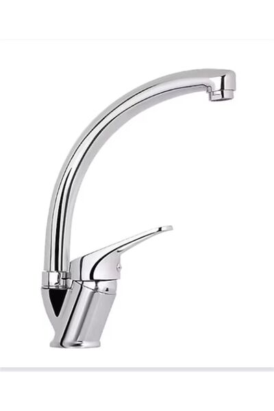 Arya Paslanmaz Mix Kuğu Mutfak Evye Musluğu Çeşmesi Batsı ( 2 Yıl Garantili )