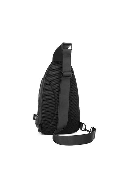 SMART BAGS Чанта за през рамо унисекс от плат Gumi 8654 черна
