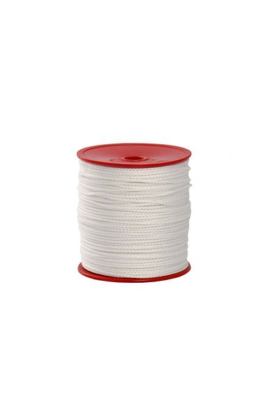 Globe 2.0 mm Polyester - Multi-Purpose White Rope Rope - 150 M. - Roller