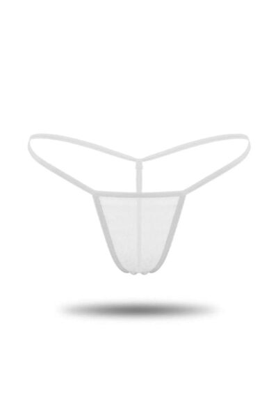 Oprah 9 lü Paket Transparan Tül Tanga String