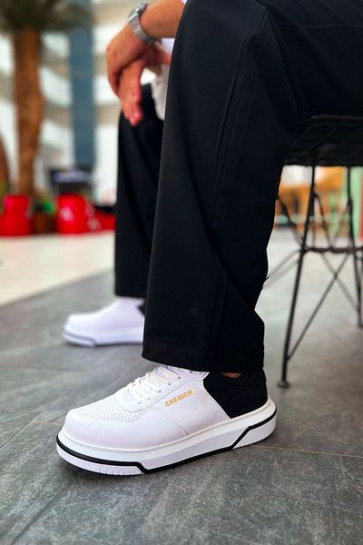 BZ Moda B075 Signature - Ορθοπεδική σόλα Casual Ανδρικά Αθλητικά Παπούτσια CBT Λευκό/Μαύρο