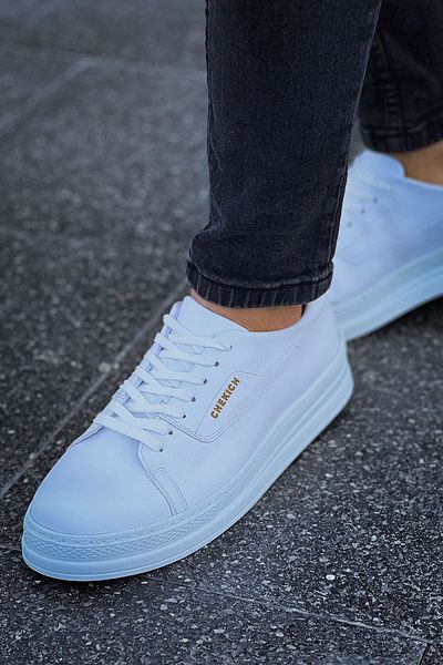 BZ Moda B2401 Ορθοπεδικό Ανδρικό Sneaker - Casual Skin, Λευκό CBT