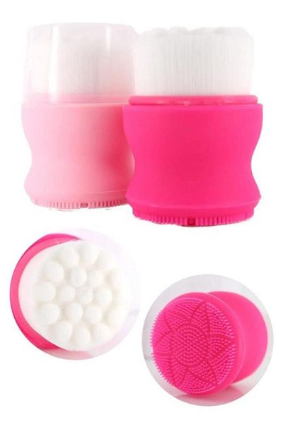 SETBEAUTY Double Sided Face and Skin Cleansing Brush - Without Handle