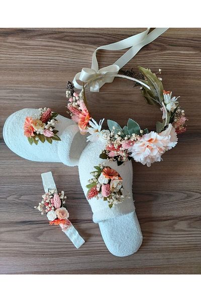 htk butik Mother Baby Set Maternity Set Maternity Slippers Maternity Crown Baby Crown