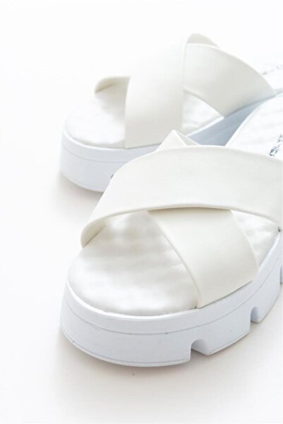 Wella 7658 White Women's Slippers