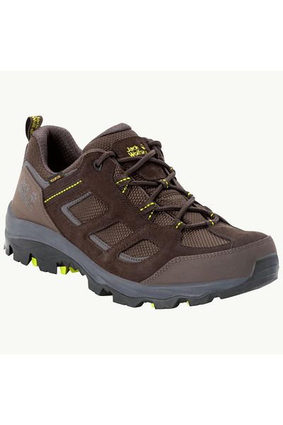 Jack Wolfskin 4042441   Vojo 3 Texapore Low M Dunkelbraun/Limette Herren Outdoor-Schuhe