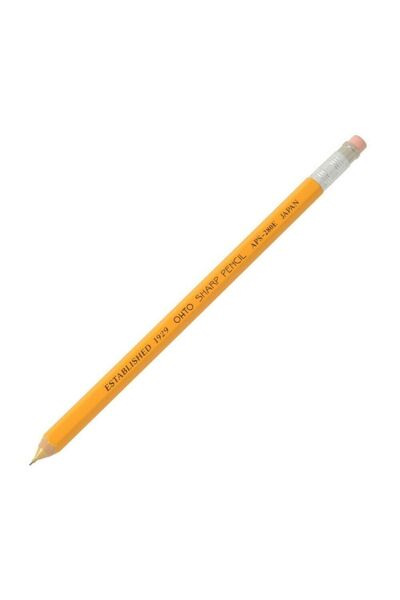 Ohto قلم خشبي أصفر متعدد الاستخدامات مقاس 0.5 مم
