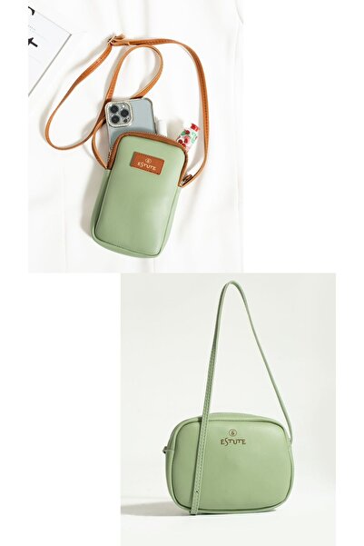 ESTUTE 2 Li Paket Telefonuk Ve Urban Çanta Ayarlanabilir Çapraz Çanta