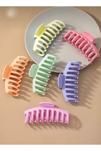 PREGIO Women's 6-Piece Large Size Rake Buckle Elegant Winter Latch Buckle