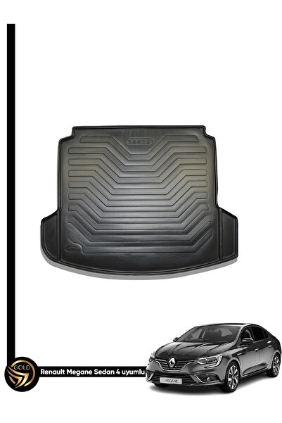 Black Gold Renault Megane 4 Çift Kulaklı Kauçuk Galaxy Model Bagaj Havuzu