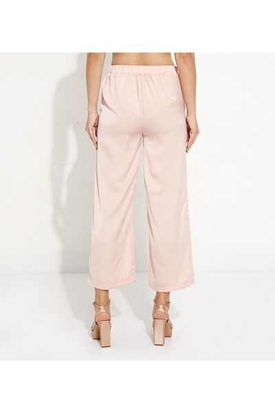 Aeropostale Men's Pink Plain Mid-Rise Drawstring Jogger