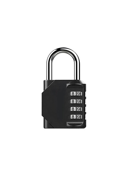 Monte Lua قفل أمتعة مكون من 4 أرقام، قفل أمان، أقفال مجمعة من سبائك الزنك عال...