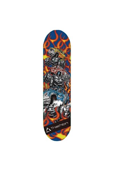 Triathlon T132 Tahta Kaykay 80 Cm Hot Trucks Çılgın Kamyonlar Desenli - 80 X ...