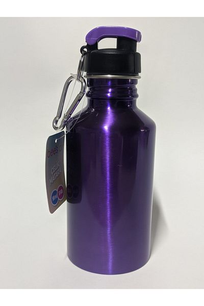 BEESTAR Flask Steel 500 Ml Double Sided Purple Color