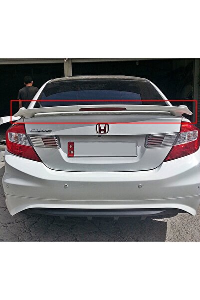 Genel Markalar HONDA CİVİC FB7 IŞIKLI SPOYLER FİBERGLASS BOYASIZ A+ KALİTE