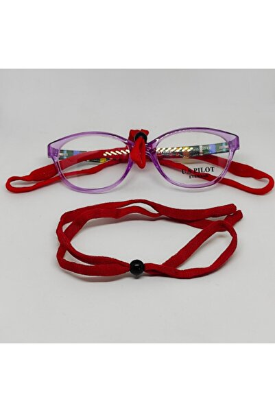 Cool حبل رياضي ملون للأطفال مكون من قطعتين من حبل النظارات الأحمر