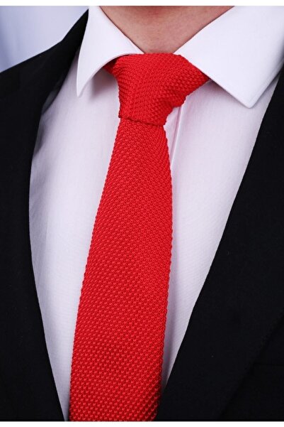 La Pescara Red Knitted Tie 8007