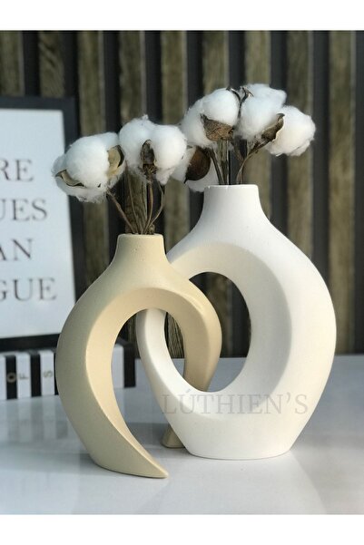 Luthien Sarmaşık Vazo Seti Modern Tasarım Obje