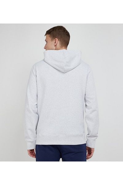 Aeropostale Men's Gray Color Block Hooded Sweatshirt