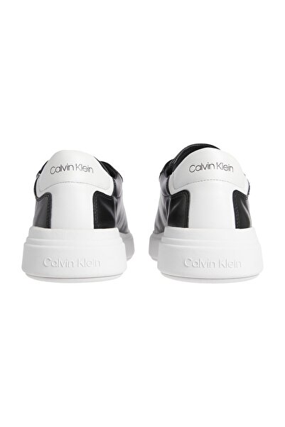 Calvin Klein Erkek Bağcıklı Marka Logolu Spor Stil Siyah Sneaker