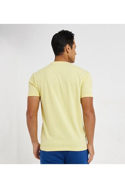 Aeropostale Men's Yellow Graphic Crew Neck Short Sleeve T-Shirt
