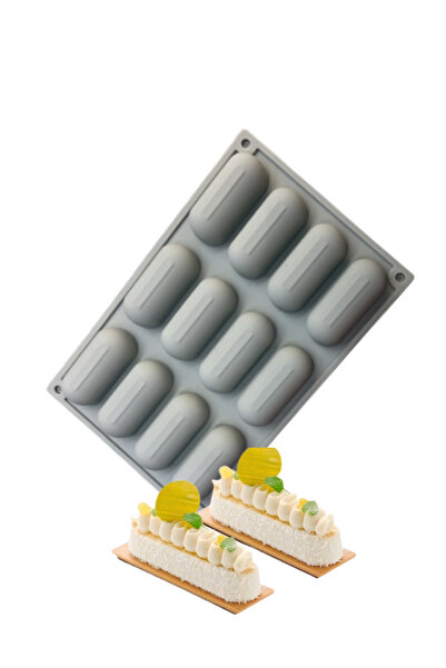 PASTRY PLANET Platinum Silicone Baton Cake - Mold