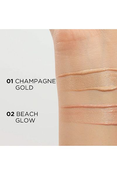 Eveline Cosmetics Variete Liquid Vegan Highlighter - 01 Champagne Gold, 30Ml