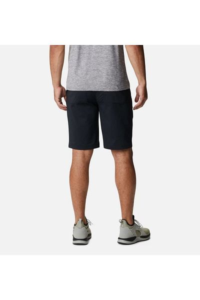 Columbia Pantaloni scurți negri pentru bărbați - model simplu, talie normală, țesătură țesătă 1883371 -010