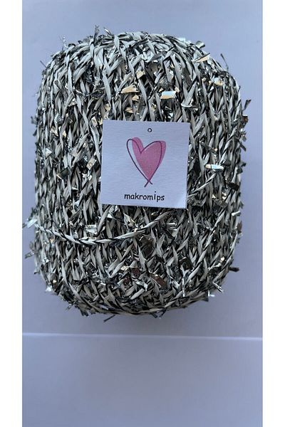 Makromİps Premium Metallic Confetti - Glittery Shiny Polyester Evening Bag and Hat Raffia (50gr/m+-5)