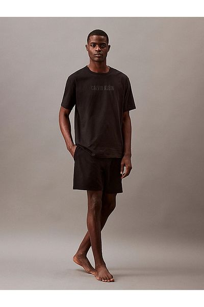 Calvin Klein Men's Cotton Short Sleeve Round Neck Black T-Shirt 000NM2567E-UB1