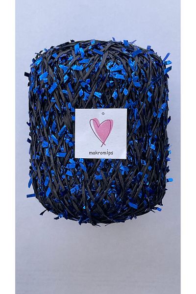 Makromİps Premium Metallic Confetti - Glittery Shiny Polyester βραδινό φόρεμα τσάντα και καπέλο Raffia (50gr/m+-5)