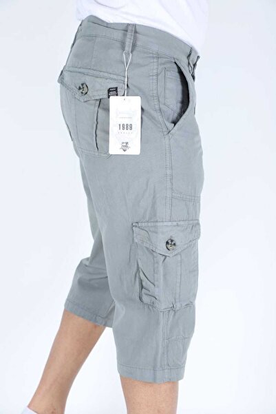 RetroPark ERKEK BERMUDA ŞORT UZUN KAPRİ KARGO CEP KARGO CEPLİ BERMUDA UZUN KAPRİ DİZ ALTI