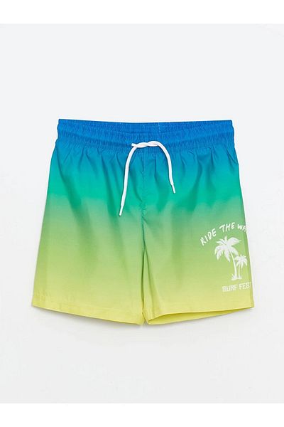 LC Waikiki Pantaloni scurți de baie pentru băieți, imprimați, cu uscare rapidă, LCW Kids